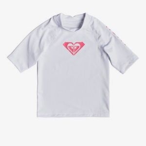 Roxy girls Whole Hearted Short Sleeve Rashguard